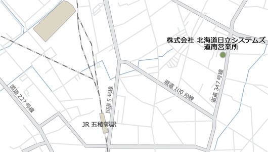 道南営業所・函館営業所地図